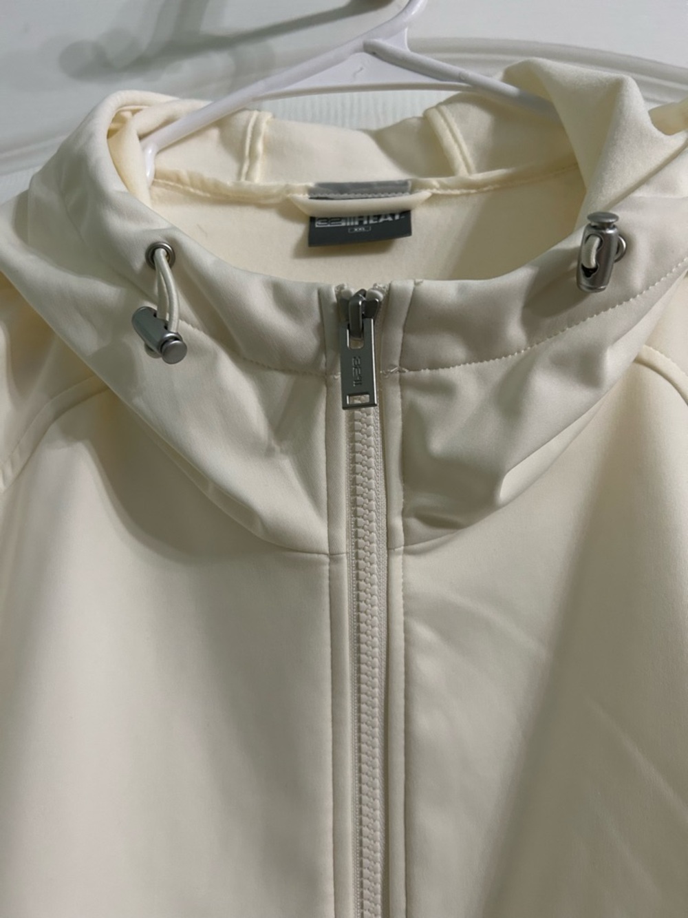 32 Degrees Cream Hooded Utility Jacket - Picture 2 of 8